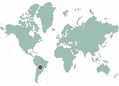 Fuerte Olimpo Airport in world map