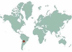 Fortin General Diaz in world map